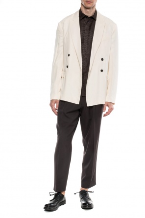 Double-breasted blazer with peak lapels, zdjęcie 2 Double-breasted blazer with peak lapels od Haider Ackermann